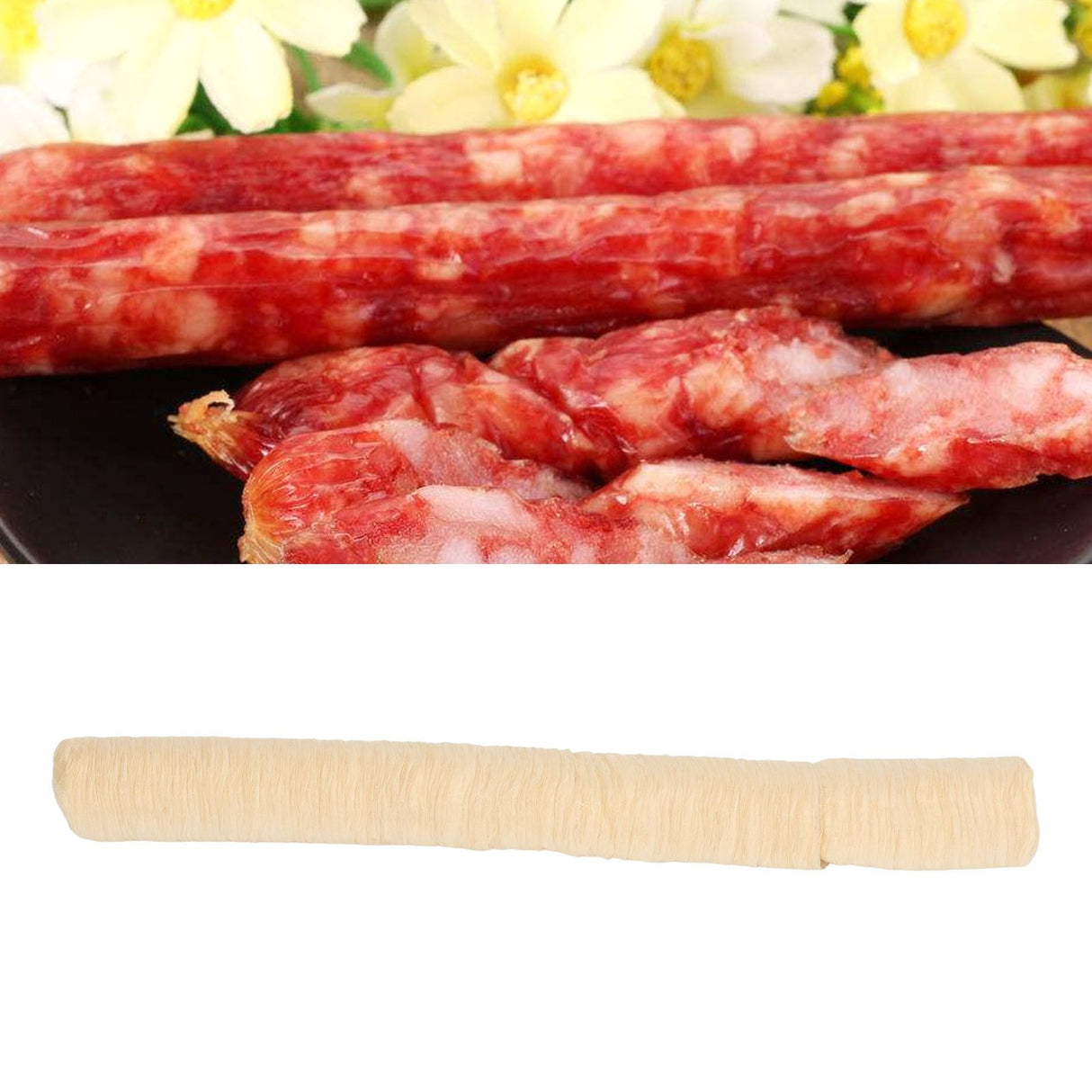 Collagen Casings Skins Roast Sausage Collagen Casings for Making Smoked Dried Sausage 15mm