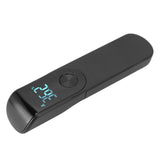 Infrared Temperature Gun Touchless Portable Hand Held Digital Forehead Thermometer for Hotels Home Black - Close-Up Angle
