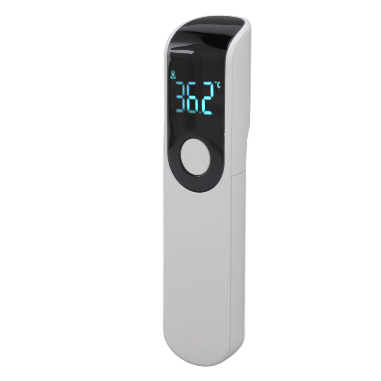 Infrared Temperature Gun Touchless Portable Hand Held Digital Forehead Thermometer for Hotels Home White
