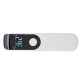 Infrared Temperature Gun Touchless Portable Hand Held Digital Forehead Thermometer for Hotels Home White