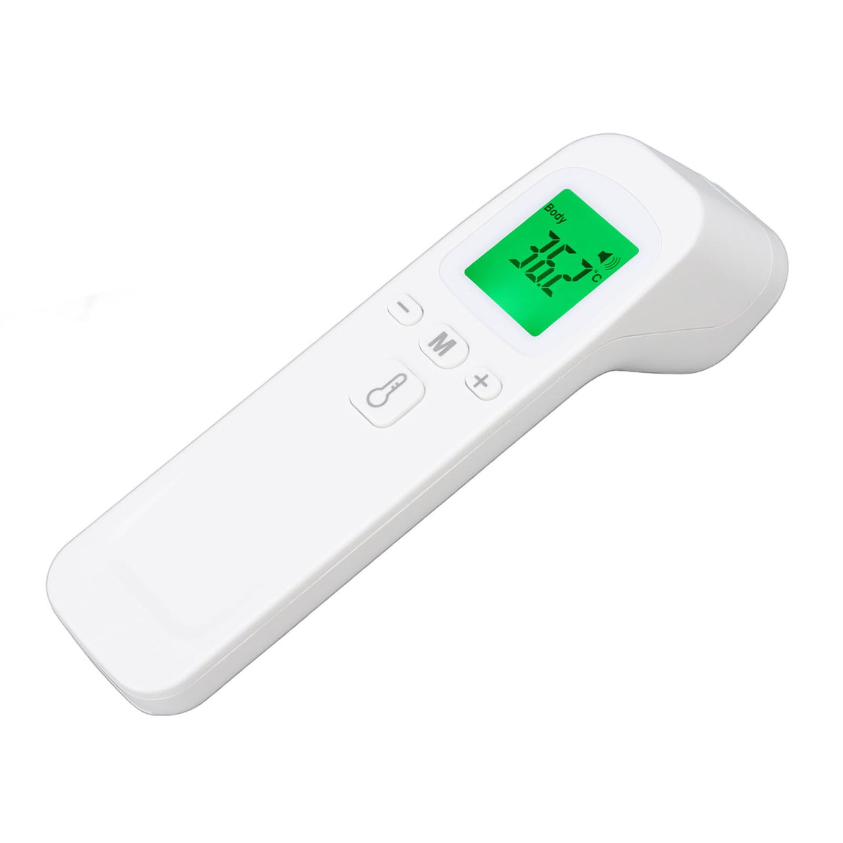 Forehead Thermometer White Electric Digital Touchless Infrared Thermometer for Hospital