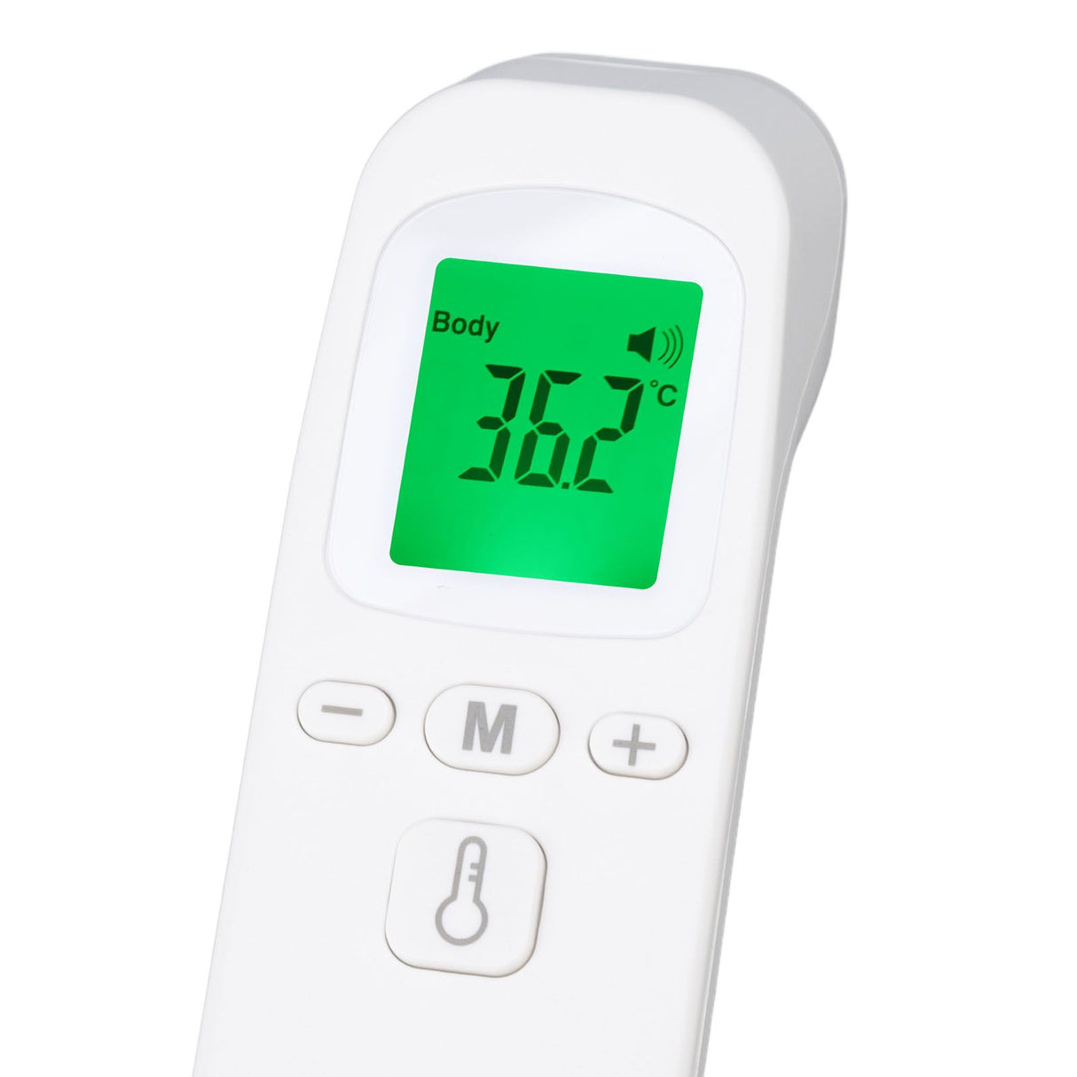 Forehead Thermometer White Electric Digital Touchless Infrared Thermometer for Hospital