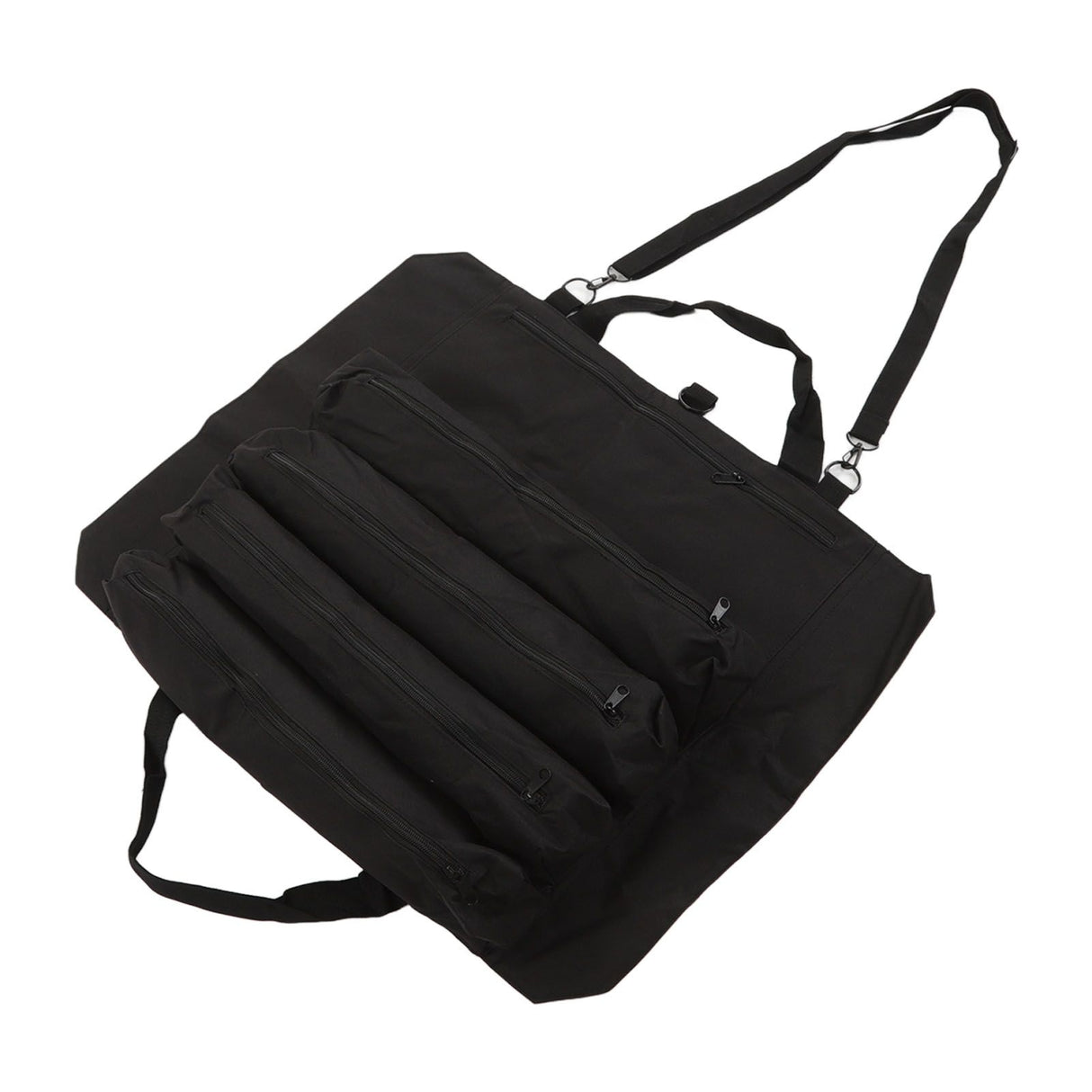 Roll Up Tool Bag Multi Purpose Tool Pouch Portable Multi Pocket Hanging Foldable Wrench Storage Carrier Black