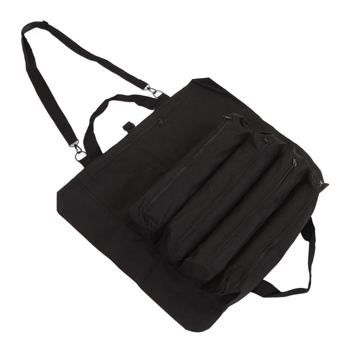 Roll Up Tool Bag Multi Purpose Tool Pouch Portable Multi Pocket Hanging Foldable Wrench Storage Carrier Black