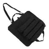 Roll Up Tool Bag Multi Purpose Tool Pouch Portable Multi Pocket Hanging Foldable Wrench Storage Carrier Black