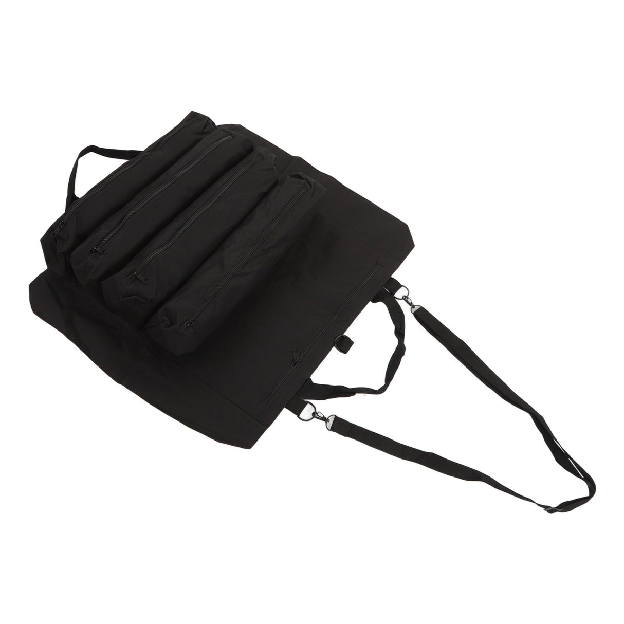 Roll Up Tool Bag Multi Purpose Tool Pouch Portable Multi Pocket Hanging Foldable Wrench Storage Carrier Black