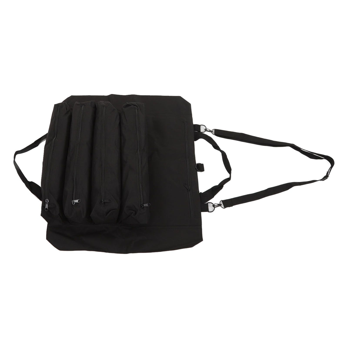 Roll Up Tool Bag Multi Purpose Tool Pouch Portable Multi Pocket Hanging Foldable Wrench Storage Carrier Black