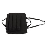 Roll Up Tool Bag Multi Purpose Tool Pouch Portable Multi Pocket Hanging Foldable Wrench Storage Carrier Black - Close-Up Angle