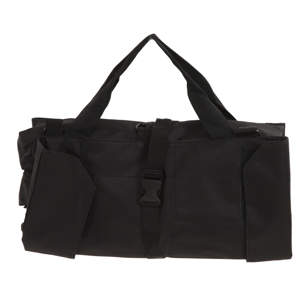 Roll Up Tool Bag Multi Purpose Tool Pouch Portable Multi Pocket Hanging Foldable Wrench Storage Carrier Black