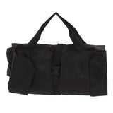 Roll Up Tool Bag Multi Purpose Tool Pouch Portable Multi Pocket Hanging Foldable Wrench Storage Carrier Black - Extra Image