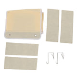 Hanging Closet Organizer Multilayer Strong Load Bearing Capacity Nonwoven Over Door Organizer Hanging Organizer with 2 Hooks Khaki 4 Compartments