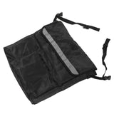 Wheelchair Backpack Bag Electric Wheel Chair Accessories Pouch for Back of Chair Black - Side View