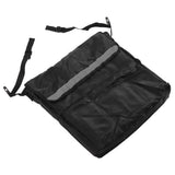 Wheelchair Backpack Bag Electric Wheel Chair Accessories Pouch for Back of Chair Black - 45-Degree Angle