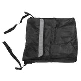 Wheelchair Backpack Bag Electric Wheel Chair Accessories Pouch for Back of Chair Black - Rear View