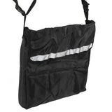 Wheelchair Backpack Bag Electric Wheel Chair Accessories Pouch for Back of Chair Black