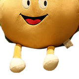 Hamburger Throw Pillow Multi Purpose Plush and PP Cotton Back Pillow for Valentine's Day Birthday Gift Toy Type 3 30cm/11.8in