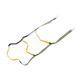 Boat Marine Rope Ladder Boarding Rope Ladder for Inflatable Boat Kayak Motorboat Canoeing Fluorescent Green 3 Stairs