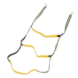 Boat Marine Rope Ladder Boarding Rope Ladder for Inflatable Boat Kayak Motorboat Canoeing Fluorescent Green 3 Stairs - Rear View