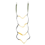 Boat Marine Rope Ladder Boarding Rope Ladder for Inflatable Boat Kayak Motorboat Canoeing Fluorescent Green 4 Stairs