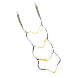 Boat Marine Rope Ladder Boarding Rope Ladder for Inflatable Boat Kayak Motorboat Canoeing Fluorescent Green 4 Stairs