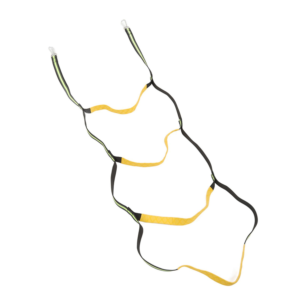 Boat Marine Rope Ladder Boarding Rope Ladder for Inflatable Boat Kayak Motorboat Canoeing Fluorescent Green 4 Stairs