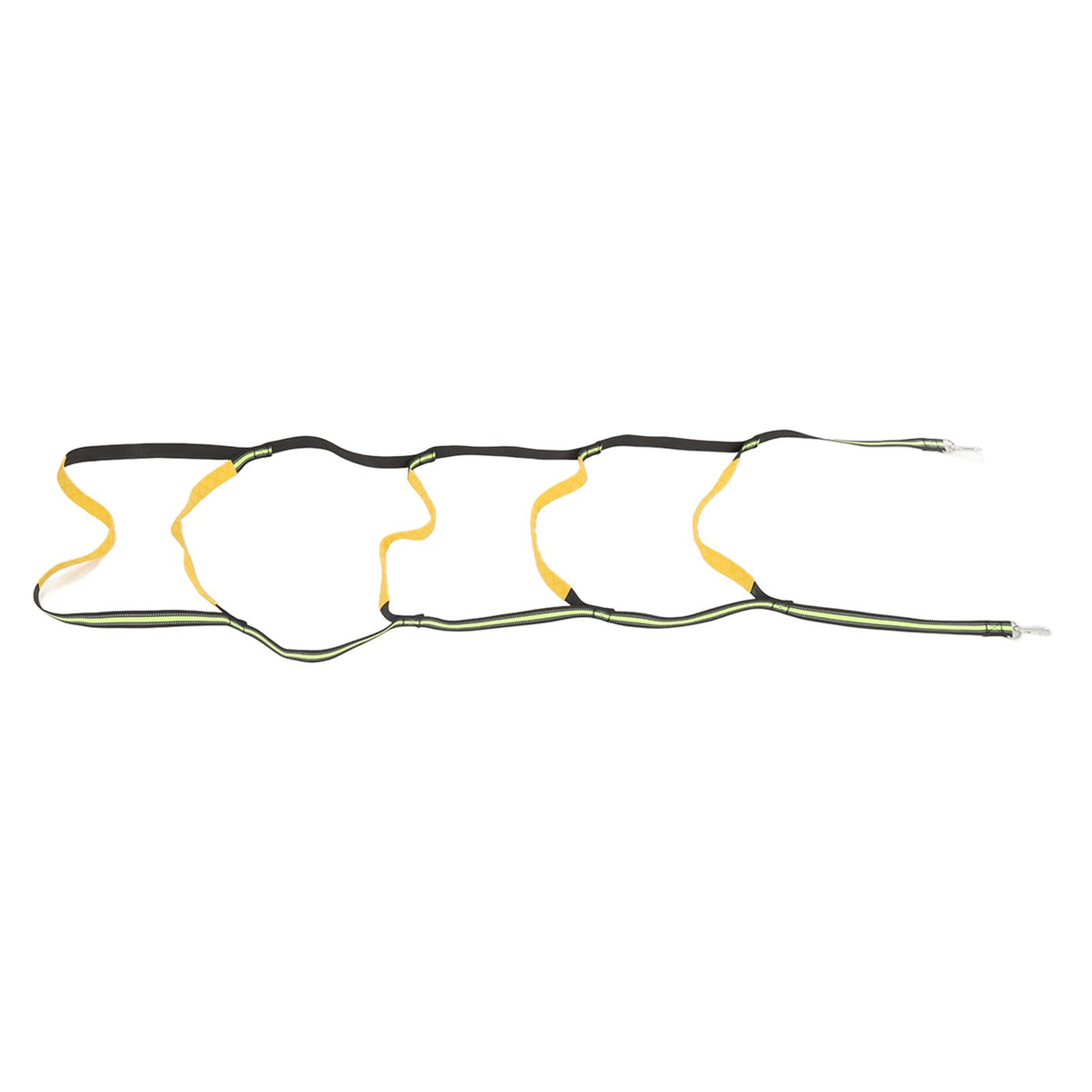 Boat Marine Rope Ladder Boarding Rope Ladder for Inflatable Boat Kayak Motorboat Canoeing Fluorescent Green 5 Stairs