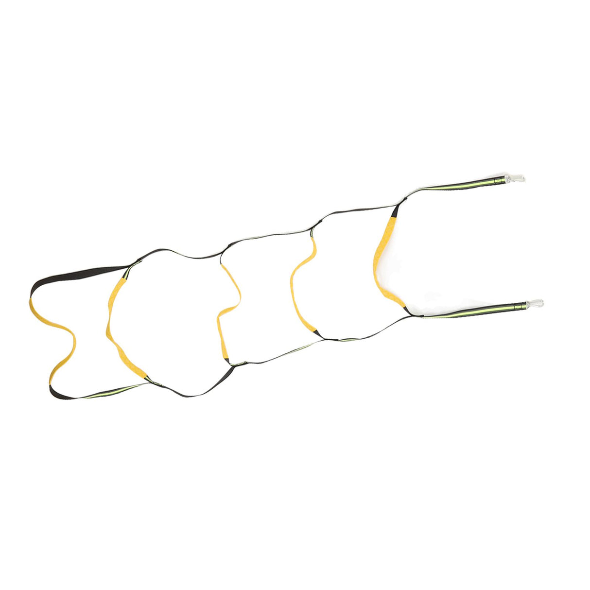 Boat Marine Rope Ladder Boarding Rope Ladder for Inflatable Boat Kayak Motorboat Canoeing Fluorescent Green 5 Stairs