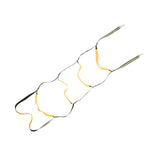 Boat Marine Rope Ladder Boarding Rope Ladder for Inflatable Boat Kayak Motorboat Canoeing Fluorescent Green 5 Stairs - Close-Up Angle