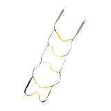 Boat Marine Rope Ladder Boarding Rope Ladder for Inflatable Boat Kayak Motorboat Canoeing Fluorescent Green 5 Stairs