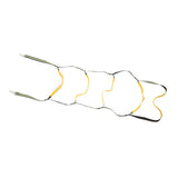Boat Marine Rope Ladder Boarding Rope Ladder for Inflatable Boat Kayak Motorboat Canoeing Fluorescent Green 5 Stairs