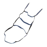 Boat Marine Rope Ladder Boarding Rope Ladder for Inflatable Boat Kayak Motorboat Canoeing Blue 4 Stairs - Rear View
