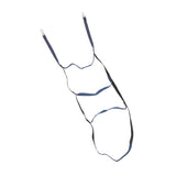 Boat Marine Rope Ladder Boarding Rope Ladder for Inflatable Boat Kayak Motorboat Canoeing Blue 4 Stairs - Low Angle