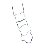 Boat Marine Rope Ladder Boarding Rope Ladder for Inflatable Boat Kayak Motorboat Canoeing Blue 5 Stairs - Side View