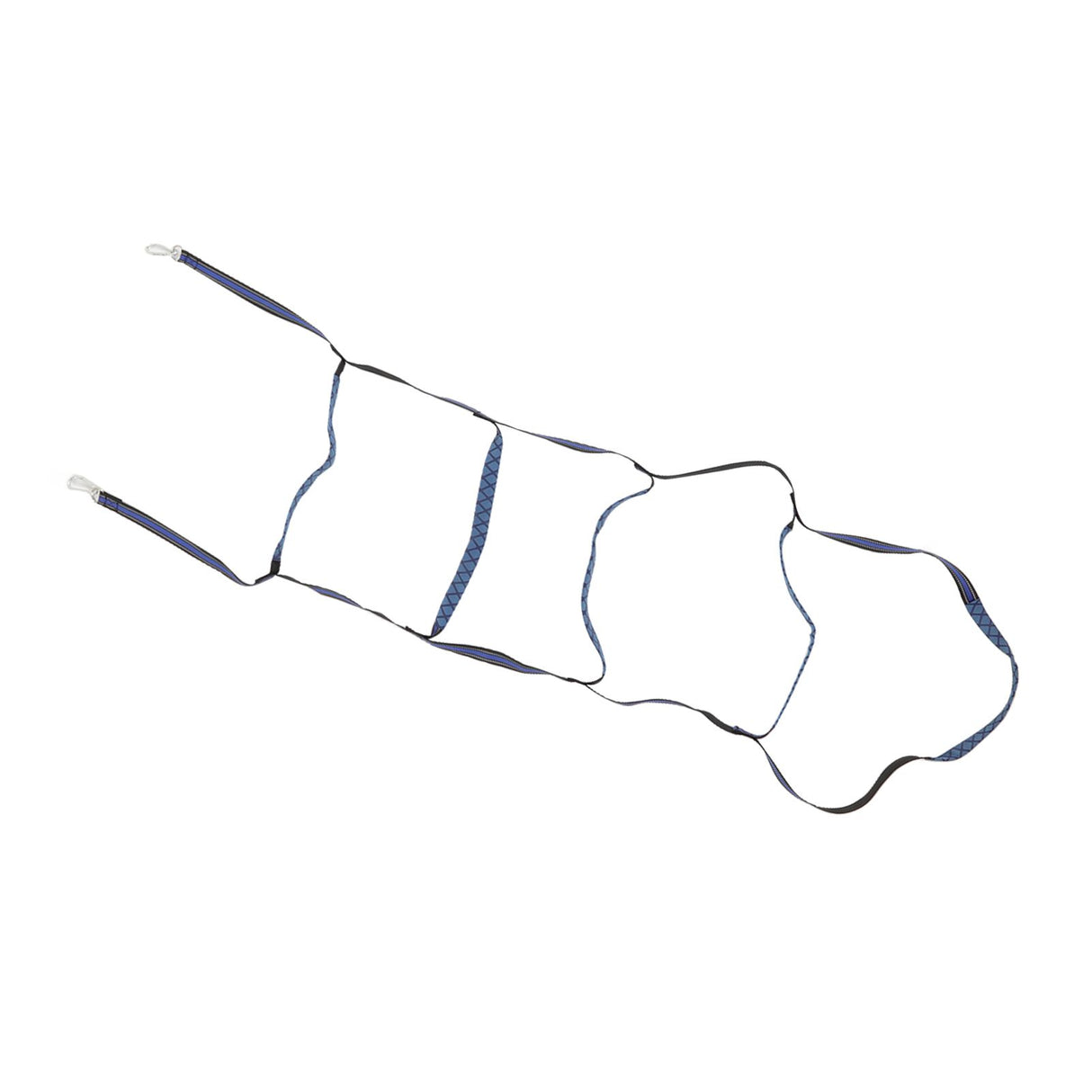 Boat Marine Rope Ladder Boarding Rope Ladder for Inflatable Boat Kayak Motorboat Canoeing Blue 5 Stairs