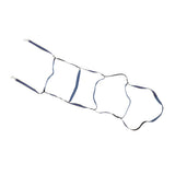 Boat Marine Rope Ladder Boarding Rope Ladder for Inflatable Boat Kayak Motorboat Canoeing Blue 5 Stairs - Top-Down View
