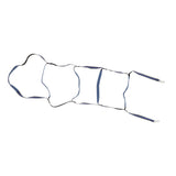 Boat Marine Rope Ladder Boarding Rope Ladder for Inflatable Boat Kayak Motorboat Canoeing Blue 5 Stairs
