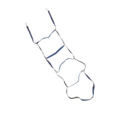 Boat Marine Rope Ladder Boarding Rope Ladder for Inflatable Boat Kayak Motorboat Canoeing Blue 5 Stairs - Close-Up Angle