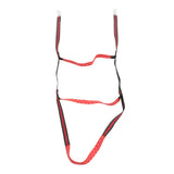 Boat Marine Rope Ladder Boarding Rope Ladder for Inflatable Boat Kayak Motorboat Canoeing Red 3 Stairs