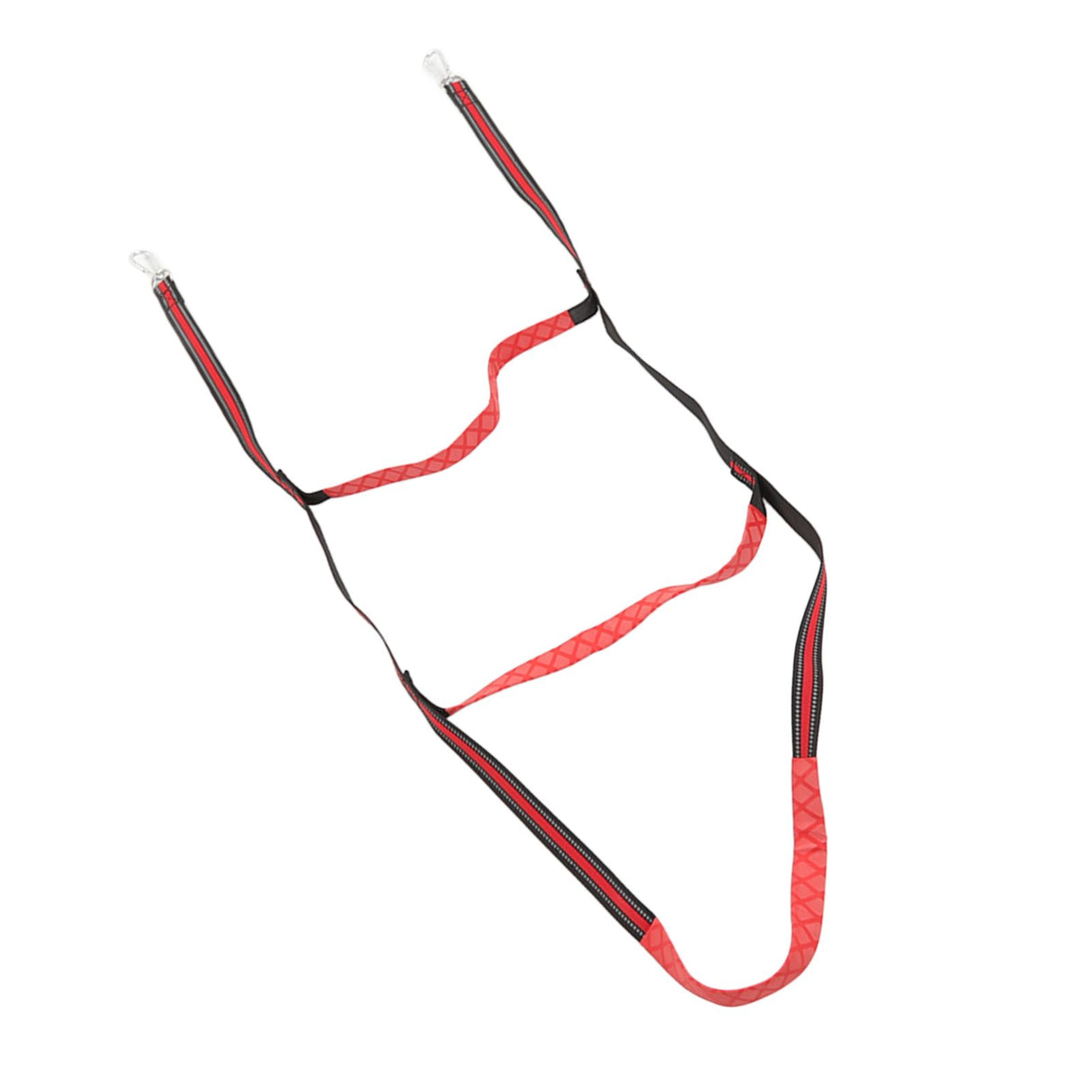 Boat Marine Rope Ladder Boarding Rope Ladder for Inflatable Boat Kayak Motorboat Canoeing Red 3 Stairs