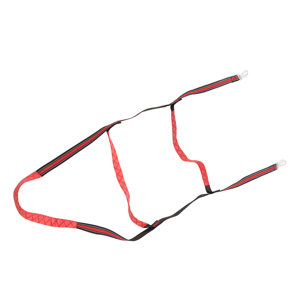 Boat Marine Rope Ladder Boarding Rope Ladder for Inflatable Boat Kayak Motorboat Canoeing Red 3 Stairs