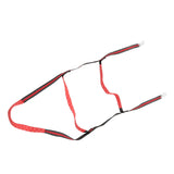 Boat Marine Rope Ladder Boarding Rope Ladder for Inflatable Boat Kayak Motorboat Canoeing Red 3 Stairs