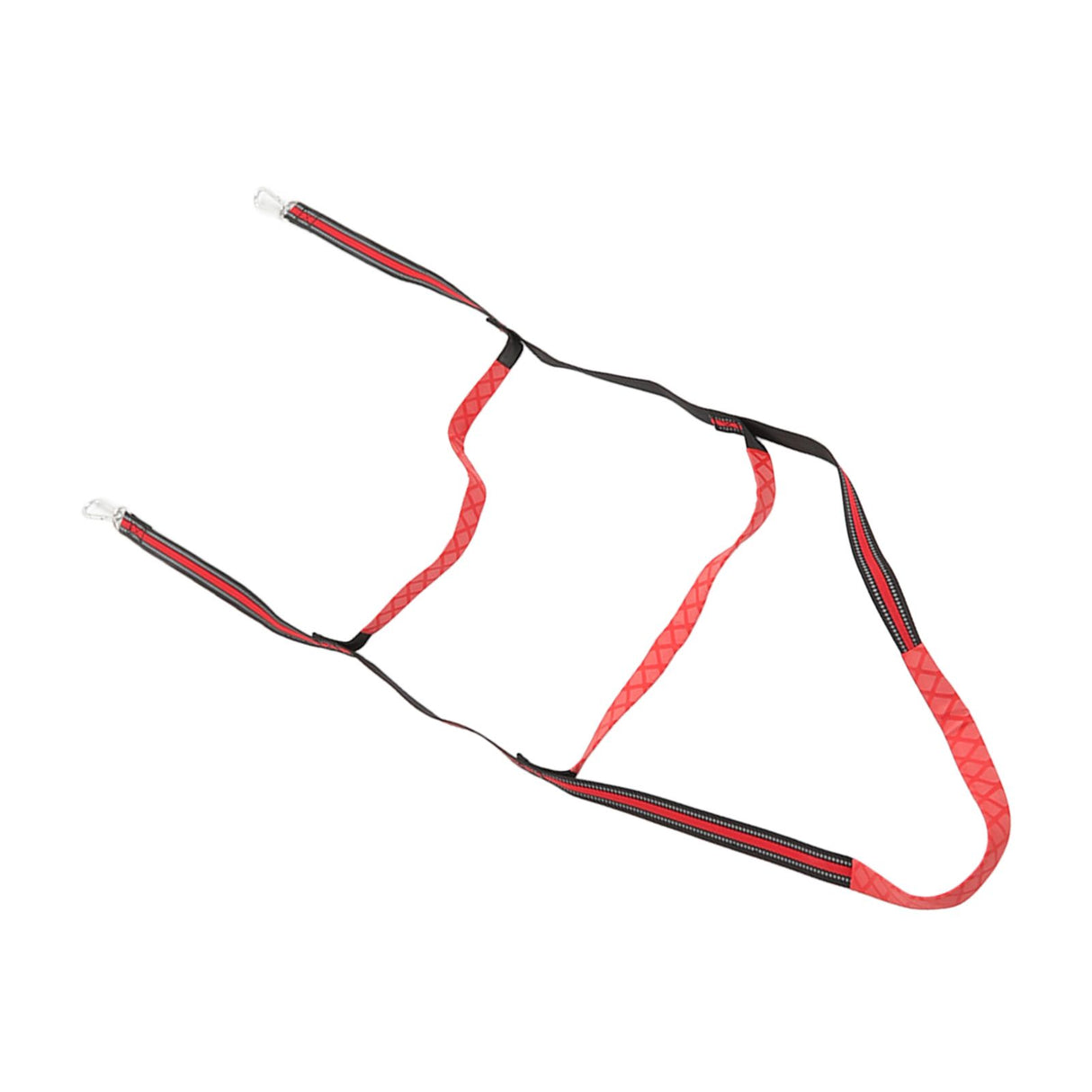 Boat Marine Rope Ladder Boarding Rope Ladder for Inflatable Boat Kayak Motorboat Canoeing Red 3 Stairs