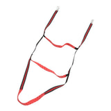 Boat Marine Rope Ladder Boarding Rope Ladder for Inflatable Boat Kayak Motorboat Canoeing Red 3 Stairs