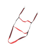 Boat Marine Rope Ladder Boarding Rope Ladder for Inflatable Boat Kayak Motorboat Canoeing Red 3 Stairs - Extra Image