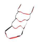 Boat Marine Rope Ladder Boarding Rope Ladder for Inflatable Boat Kayak Motorboat Canoeing Red 4 Stairs