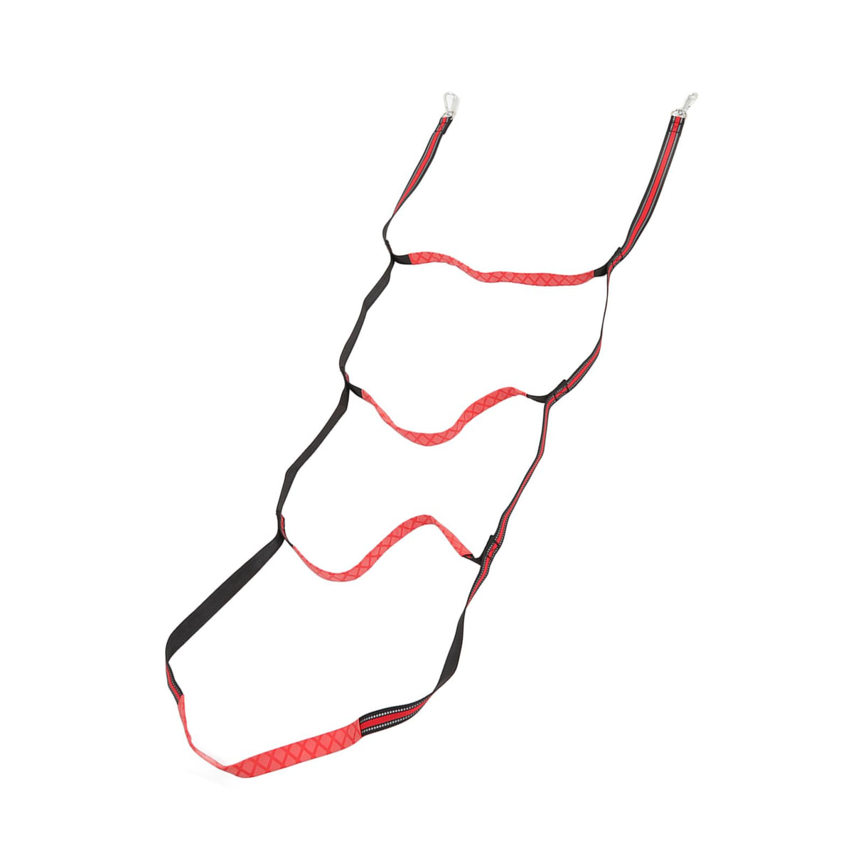 Boat Marine Rope Ladder Boarding Rope Ladder for Inflatable Boat Kayak Motorboat Canoeing Red 4 Stairs