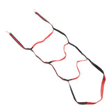 Boat Marine Rope Ladder Boarding Rope Ladder for Inflatable Boat Kayak Motorboat Canoeing Red 4 Stairs