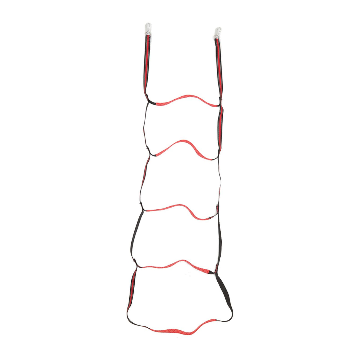 Boat Marine Rope Ladder Boarding Rope Ladder for Inflatable Boat Kayak Motorboat Canoeing Red 5 Stairs