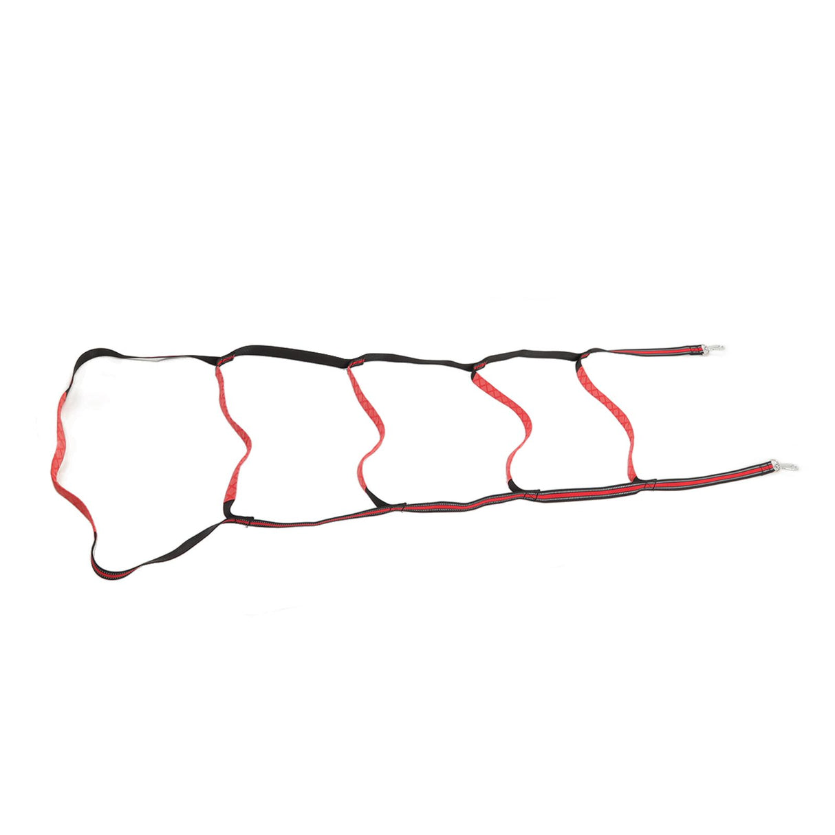 Boat Marine Rope Ladder Boarding Rope Ladder for Inflatable Boat Kayak Motorboat Canoeing Red 5 Stairs