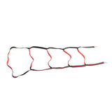 Boat Marine Rope Ladder Boarding Rope Ladder for Inflatable Boat Kayak Motorboat Canoeing Red 5 Stairs